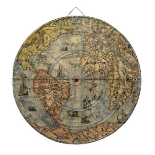 1565フォラニAntiquevWorldマップ・ルネッサンス ダーツボード