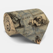 1565フォラニAntiquevWorldマップ・ルネッサンス ネクタイ (ロール)