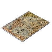 1565フォラニAntiquevWorldマップ・ルネッサンス ノートブック (左側)