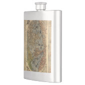 1565フォラニAntiquevWorldマップ・ルネッサンス フラスク (左)