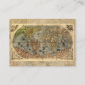 1565フォラニAntiquevWorldマップ・ルネッサンス 名刺 (裏面)