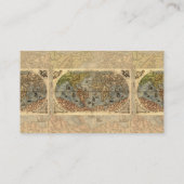 1565フォラニAntiquevWorldマップ・ルネッサンス 名刺 (裏面)