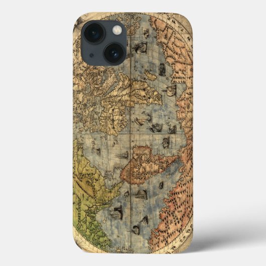 1565フォラニAntiquevWorldマップ・ルネッサンス Case-Mate iPhoneケース (裏面)