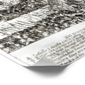 1565年のマルタ包囲地図 ポスター (角)