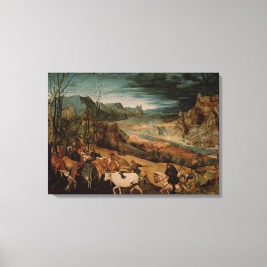 1565年の帰還 キャンバスプリント (正面)