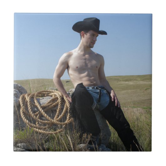 15693-RA Cowboy タイル (正面)