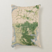 156 Wheat/sqのマイル アクセントクッション (正面(垂直))