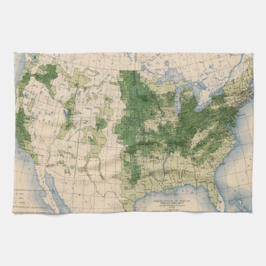 156 Wheat/sqのマイル キッチンタオル (横)