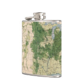 156 Wheat/sqのマイル フラスク (左)