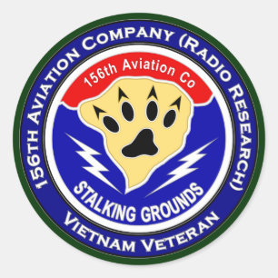 156th Avn Co - Stalking Grounds 2 ラウンドシール