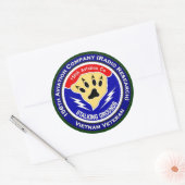 156th Avn Co - Stalking Grounds 2 ラウンドシール (封筒)