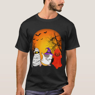 157ギニアピグハロウィンカボチャ Tシャツ