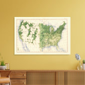 157小麦/エーカー キャンバスプリント (インサイチュ (リビング))