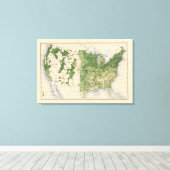 157小麦/エーカー キャンバスプリント (インサイチュ (ウッドフロア))