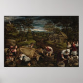 1576年、収穫 ポスター (正面)