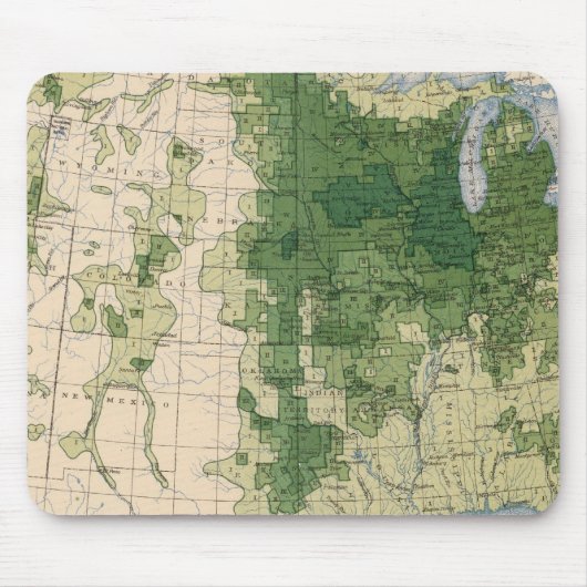 158オート麦/平方マイル マウスパッド (正面)