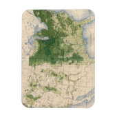 158オート麦/平方マイル マグネット (縦)