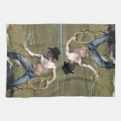 15807 RAのカウボーイ キッチンタオル (横)