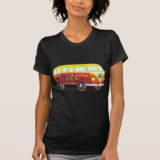 158463 CAUSES PEACABLE SURF SUMMER CAR bus mobile Tシャツ (正面)