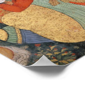 1585年～1627年シャー・アッバスI裁判所の女性 ポスター (角)