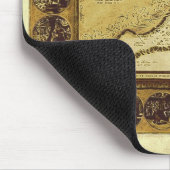 1586ヴィンテージホリーランズマップマウスパッド マウスパッド (コーナー)