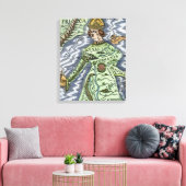 1588年ヨーロッパ女王 キャンバスプリント (インサイチュ (リビング))