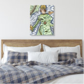 1588年ヨーロッパ女王 キャンバスプリント (インサイチュ (寝室))