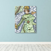 1588年ヨーロッパ女王 キャンバスプリント (インサイチュ (ウッドフロア))