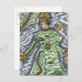 1588年ヨーロッパ女王 ポストカード (正面/裏面)