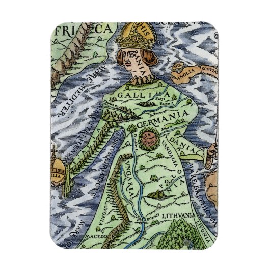 1588年ヨーロッパ女王 マグネット (縦)