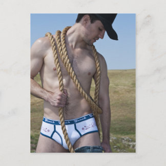 15881-RAセクシーカウボーイ ポストカード