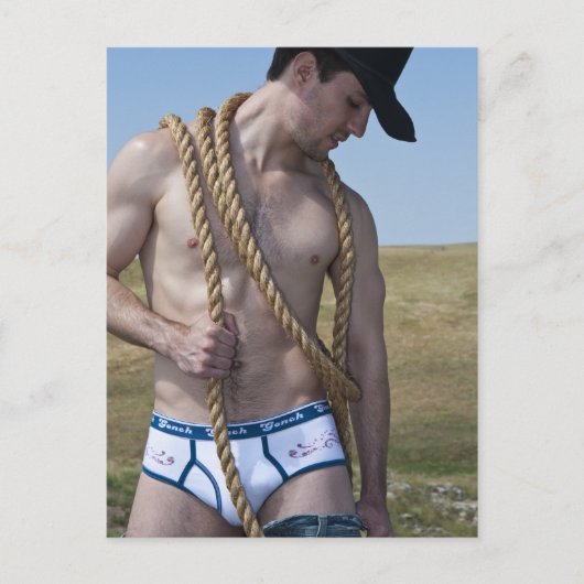 15881-RAセクシーカウボーイ ポストカード (正面)