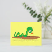 158.ヘビと虫 ポストカード (スタンド正面)