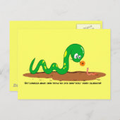 158.ヘビと虫 ポストカード (正面/裏面)