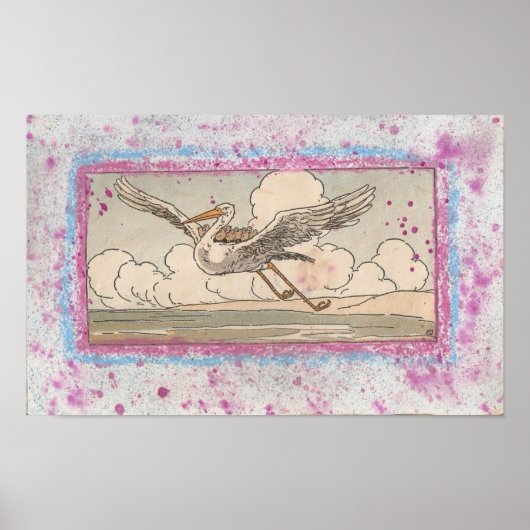 158.鶴救済が雀たち ポスター (正面)