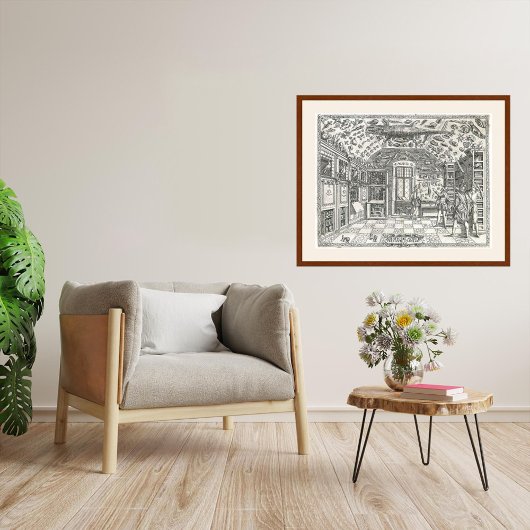 1590の珍品のキャビネット – アーカイブプリント ポスター