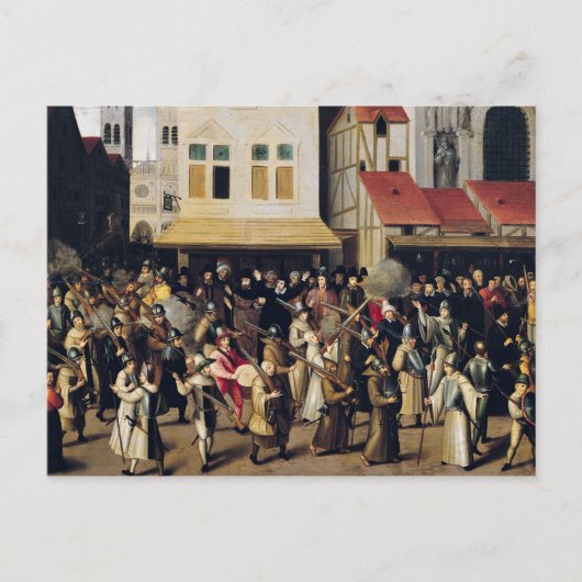 1590年の聖リーグの行列 ポストカード (正面)