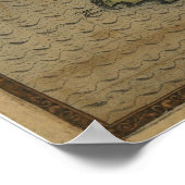 1591フロリダ・キューバの地図 ポスター (角)