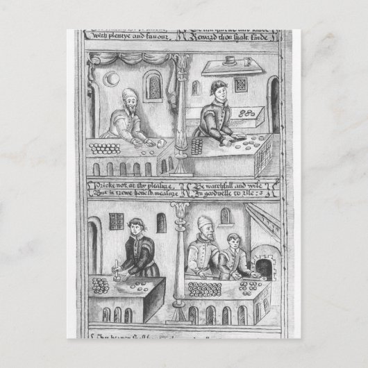 〒1595-96 – ヨークベーカーズ省令 ポストカード (正面)