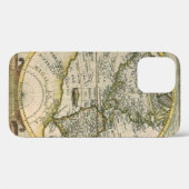 1596年アメリカ図、または新世界 Case-Mate iPhoneケース (裏面 (横))