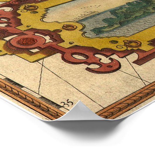 1596 – 南西アフリカ ポスター (角)