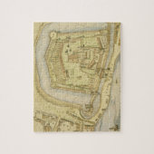 1597年になされる調査からのロンドン塔、 ジグソーパズル (縦)