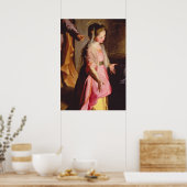 1597年の子女の崇拝 ポスター (キッチン)