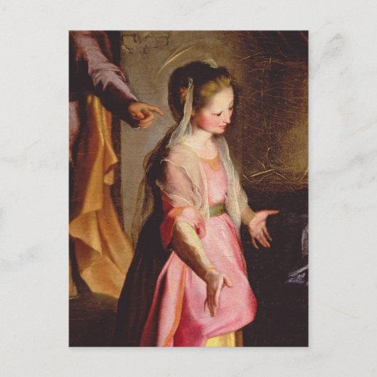 1597年の子女の崇拝 ポストカード (正面)