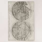1598ヴィンテージ世界地図ラテン文字図 ジグソーパズル (縦)