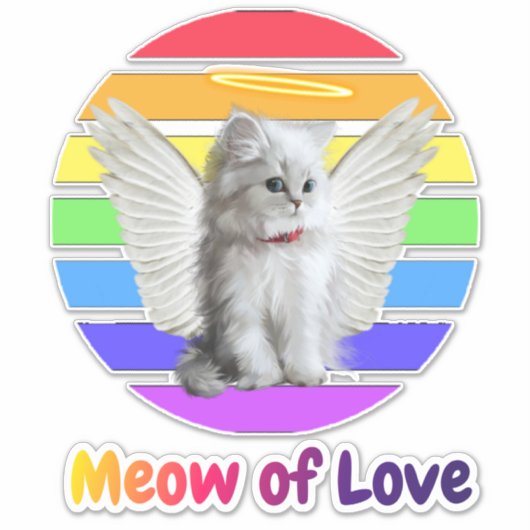 15.かわいいベストセラー人気の黒猫 シール (正面)