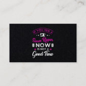 15.もし今の縫い目の波紋は良い時間ではない 名刺 (正面)