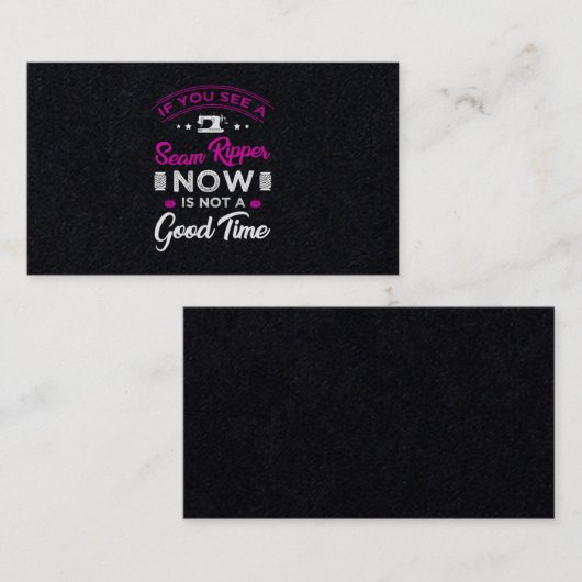 15.もし今の縫い目の波紋は良い時間ではない 名刺 (正面/裏面)