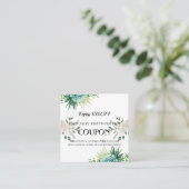 15%エレガントオフ多糖フローラクーポンカード 割引カード (スタンド正面)