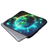 15" エレクトロニクスバッグのネオンアースとその兄弟たち ラップトップスリーブ (正面下部)